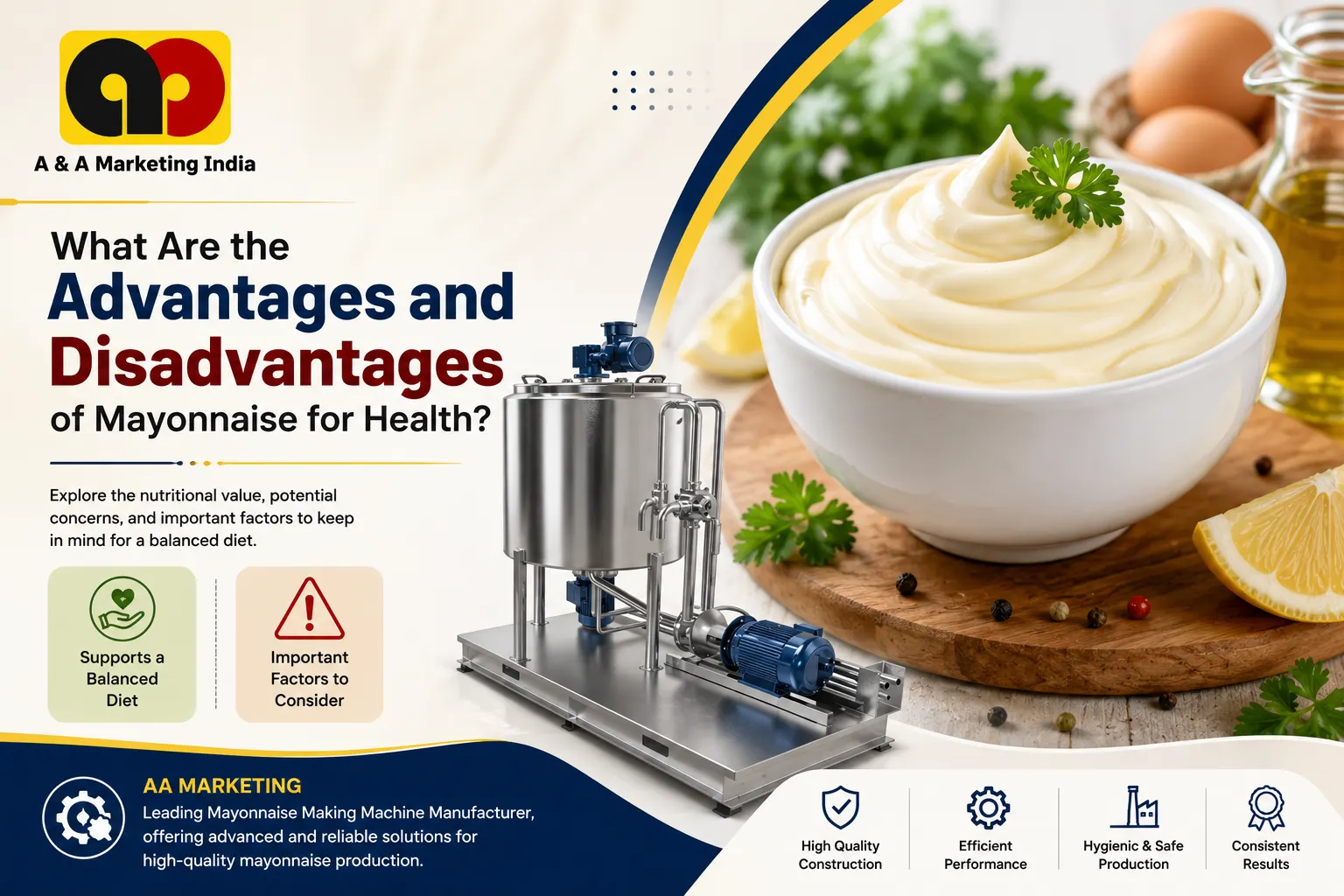 Mayonnaise Making Machine